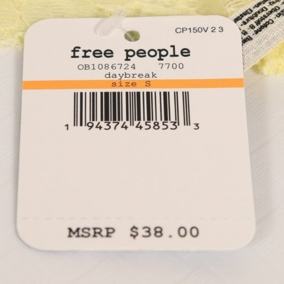 NWT Free People Teagan Bralette in Daybreak - Picture 5 of 8